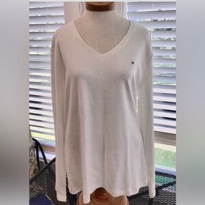 NWT Tommy Hilfiger White Long Sleeve T-shirt Sz. XXL